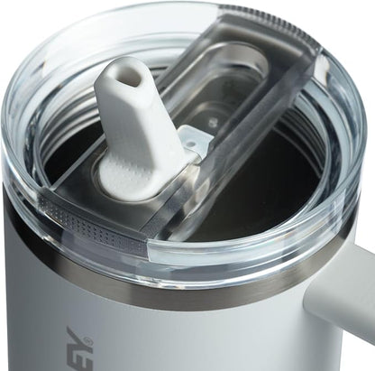 STANLEY Quencher ProTour Flipstraw Tumbler, 40 oz, Frost | Built-In Straw & - Image 2