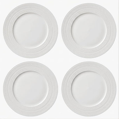 10 Inch Porcelain Dinner Plates Set of 4, Dishwasher safe, Microwave safe by Unknown