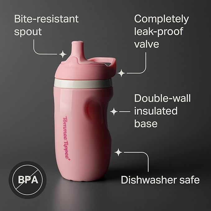 Tommee Tippee Toddler Sippy Cup, Sporty Spout, 1-3 Years, Insulated | Pack of 2 - Image 3