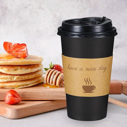 Lamosi 500 Pack 16 oz Coffee Cups, Disposable To Go Paper Cups - Image 5