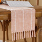 Wracra Rustic Linen Table Runner by Wracra