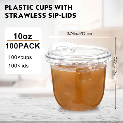 Baderke Clear Plastic Cups - Image 3