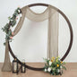 Efavormart 20ft Natural Beige Gauze Cheesecloth Wedding Arch Drapery Fabric by efavormart