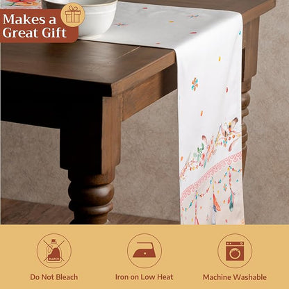 Maison d' Hermine Table Runner 100% Cotton 14.50" x 72" | Table Runners 72 - Image 5