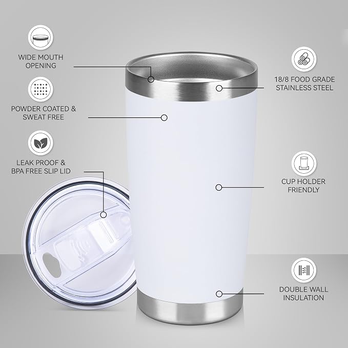 20 oz Tumbler Stainless Steel Tumblers Bulk - Image 2