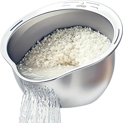 DOPMEP Rice Washer Strainer Bowl Stainless Steel Colander by DOPMEPLifeHouse