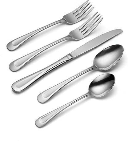 Oneida Satin Sand Dune 20-Piece Flatware Set, Service - Image 3