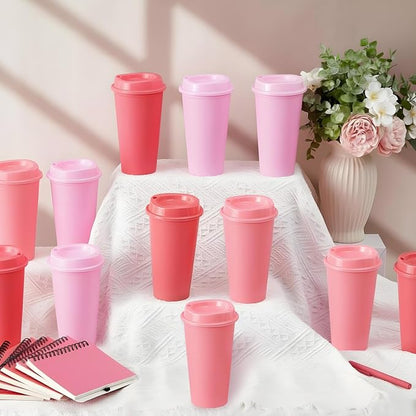 FillTouch 12 Pcs 16 oz Reusable Coffee Cups - Image 4
