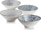 QINLANG 38 oz Japanese Ramen Bowls, Ceramic Set of 4 by QINLANG