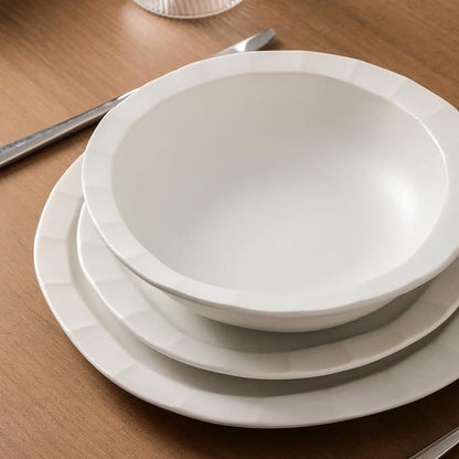 Stone Lain Oasis Stoneware Bowl Dish Set, 4-Piece Pasta Bowls - Image 6