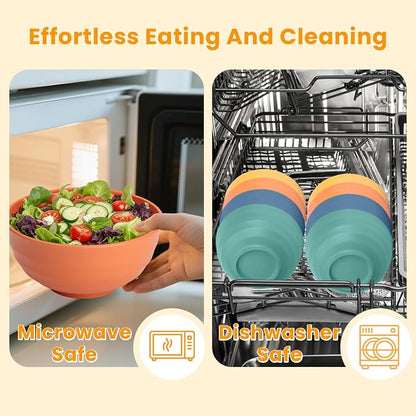 Large Bowls, 60 Oz Salad Bowls, Large Cereal Bowls, Soup & Oatmeal, Microwave & - Image 6