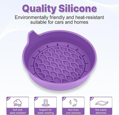 Car Cup Holder Coaster, Silicone Cup Holder Insert, Universal Non-Slip Cup - Image 6