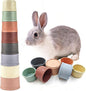 8 Pcs Stacking Cups for Small Animal Toys, Nesting Rabbit Toys of Different by starfa+lab