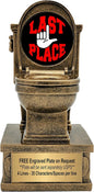 Decade Awards Action Pedestal Gold Toilet Bowl Trophy with Optional Inserts - Custom Engraved Plate On Request (7 Inch Tall)