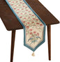 Patdrea Designer Elegant Velvet Table Runner, Colorful Floral Pattern, by patdrea