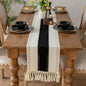 EMMTEEY Boho Table Runner with Tassels 36 Inches Long, Scratch & Heat Resistant by EMMTEEY