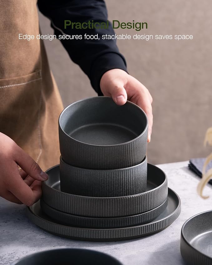 Famiware Star Plates and Bowls Sets, Chip & Scratch Resistant. Microwave & - Image 6