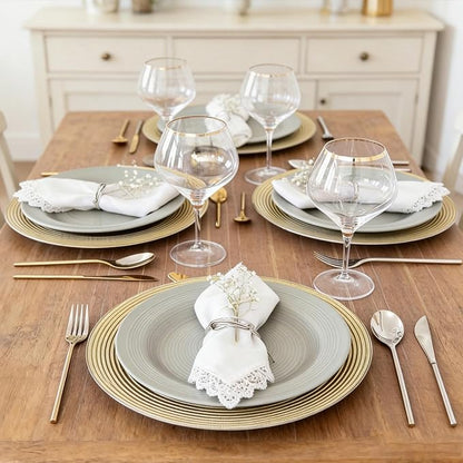 12Pcs Silver Infinity Knot Napkin Rings, Metal Decorative Table Napkin Holders - Image 7