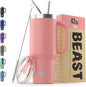 Beast 42 oz Tumbler with Handle Stainless Steel Vacuum Insulated Coffee Ice Cup by GreensSteel