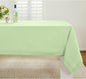 Solino Home Linen Tablecloth for Rectangle Tables 60 x 90 Inch - 100% Pure Linen Pastel Green Table Cloth - Fete, Machine Washable Cloth Tablecloth for Spring, Easter, St Patricks Day