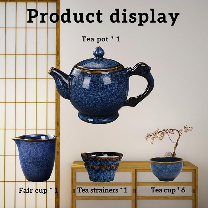 9-Piece Chinese Tea Set, Gongfu Tea Sets - Image 7