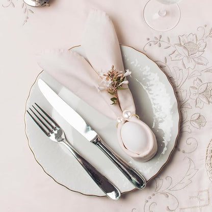 Set of 80 Pearl Napkin Rings - Image 5