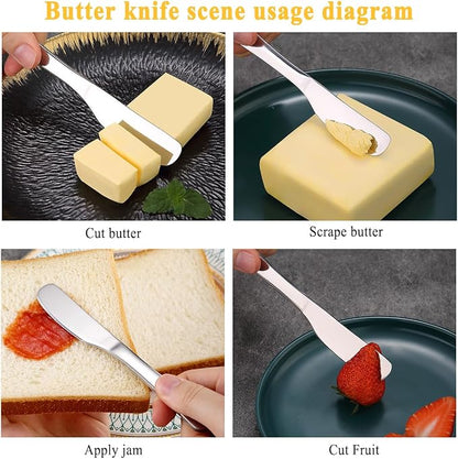 Homquen Stainless Steel Butter Knife, Butter Spreader, Butter Knives, Butter - Image 6