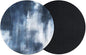 Ombre Dark Blue Coasters Set of 2, Absorbent Coasters by Unknown