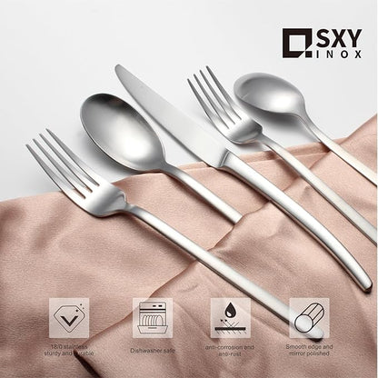 Silverware Set (20, Silver Classic Set02)