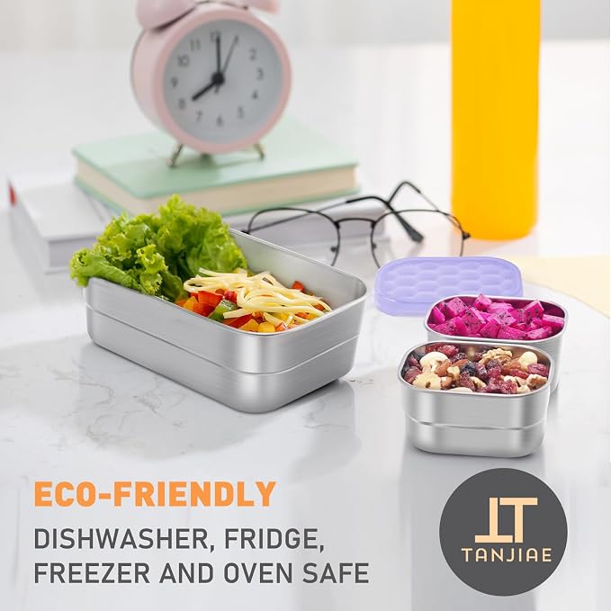 Small Stainless Steel Lunch Containers - Image 4