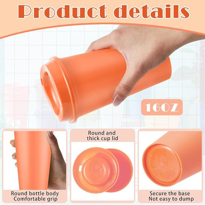 FillTouch 12 Pcs 16 oz Reusable Coffee Cups - Image 3