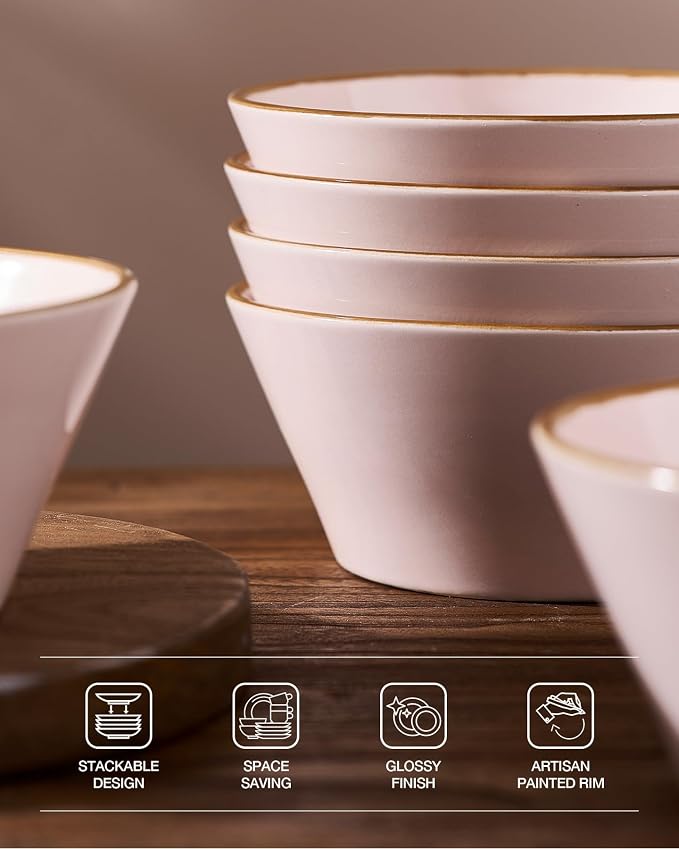 Famiware Saturn Dinnerware Sets, Ceramic Dishes - Image 5