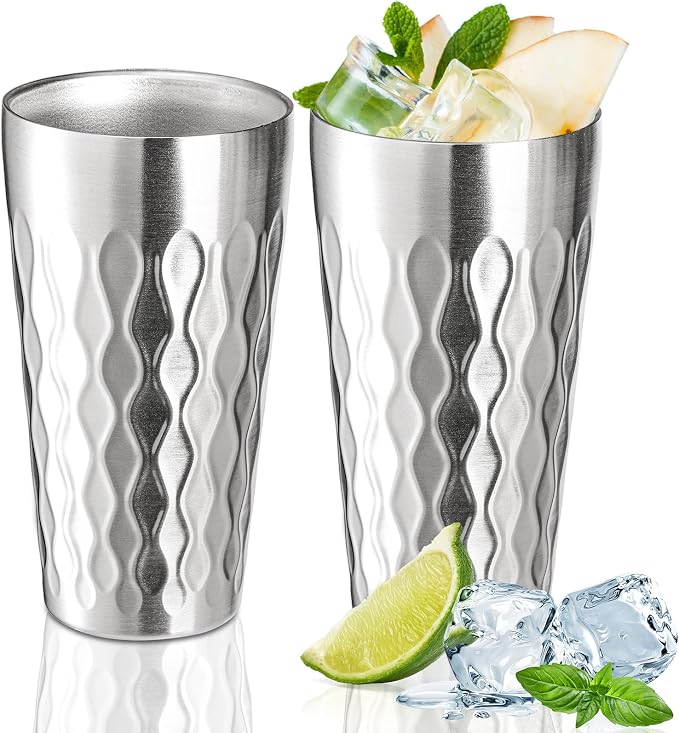 Foraineam Double Layer Vacuum Insulated Stainless Steel Cups 16 oz Drinking by Foraineam