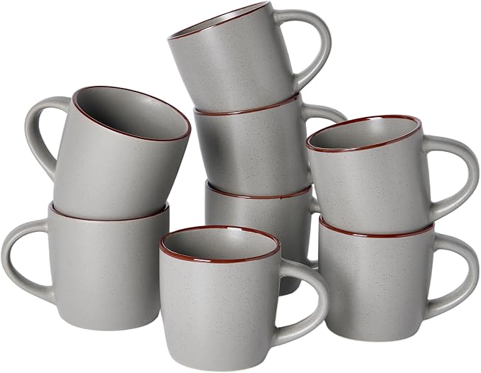 famiware Mercury Coffee Mugs 13 oz, Coffee Mugs Set of 8 by Famiware
