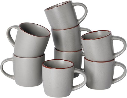 famiware Mercury Coffee Mugs 13 oz, Coffee Mugs Set of 8 by Famiware