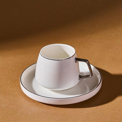 KARACA Saturn Platin Turkish Coffee Cup Set of 6, Arabic Coffee & Espresso - Image 7