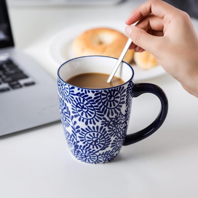 Selamica Ceramic Coffee Mugs Set of 4 - Image 4