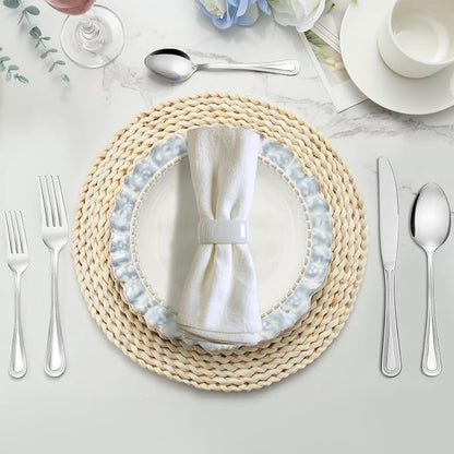 24 PCS Spoons and Forks Set, Food Grade Stainless Steel - Image 7