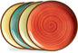 ONEMORE Porcelain Plates Set 10.5 inch Large Dinner Plates by ONEMORECeramics