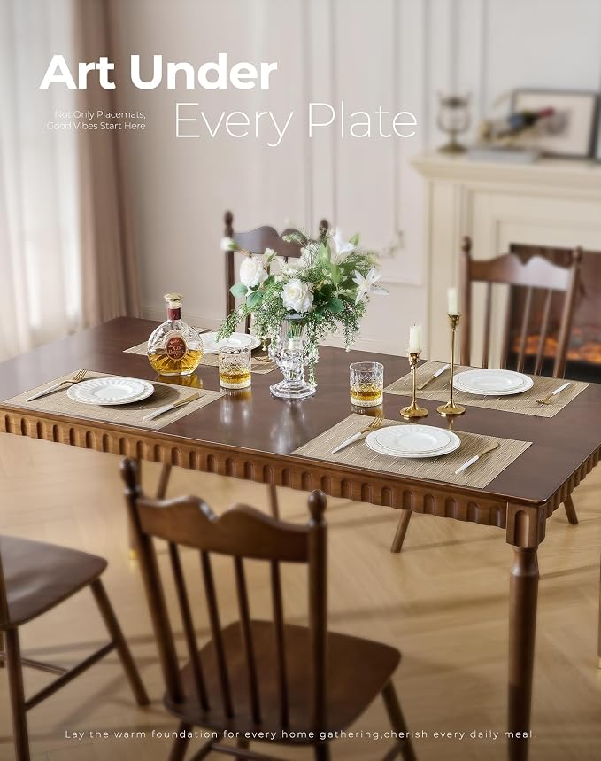 Leetaltree Light Brown Placemats Set of 24 - Image 6