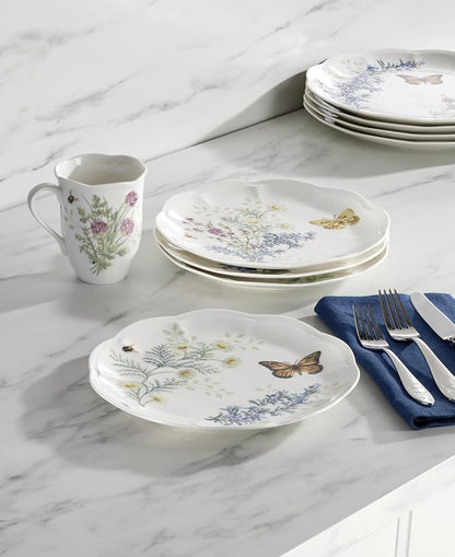 Lenox Butterfly Meadow Herbs Accent Plates, Appetizer Plate Set - Image 3