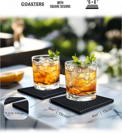 Silicone Coasters Set - Image 3