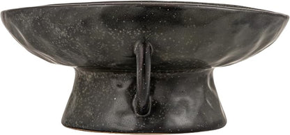 Creative Co-Op Stoneware Footed Pedestal Bowl - Image 3