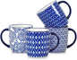 Selamica 10 OZ Coffee Mugs Set of 4, Small Coffee Cups Ceramic by Selamica
