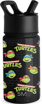Simple Modern TMNT Kids Water Bottle & Toddler Cup | 14oz | Insulated Stainless by Unknown