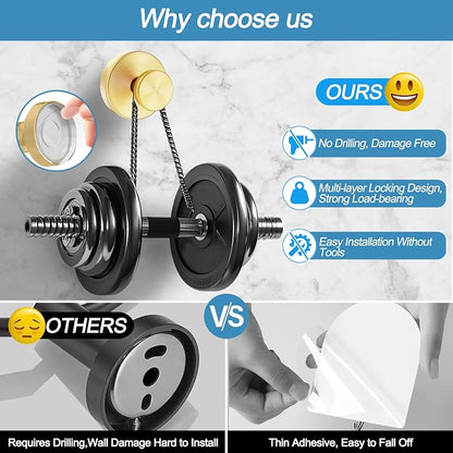 Vacuum Suction Cup Hooks for Shower, Shower Hooks for Inside Shower Glass Window - Image 4