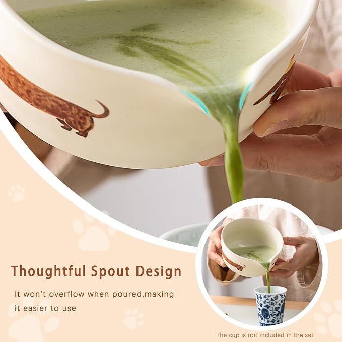 Matcha Set with Dog Pattern, 17 OZ Matcha Bowl, Matcha Kit - Image 5