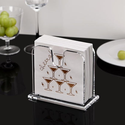 DINGHUO Acrylic Cocktail Napkin Holder - Image 7