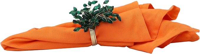 ITOS365 Napkin Rings Set of 6 for Dining Table Decoration Parties Everyday - Image 6