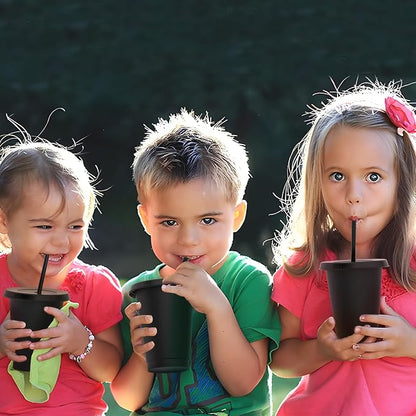16 oz Reusable Black Plastic Cups - Image 6